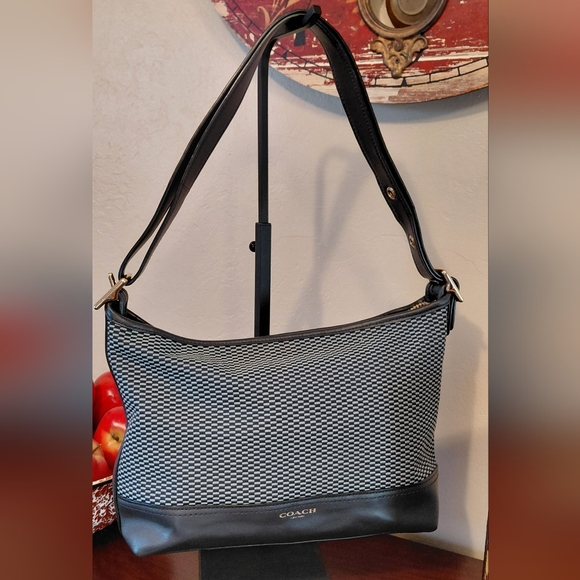 Coach Legacy Jack Road Blue Shoulder Bag - Style # 20937 - Picture 3 of 13